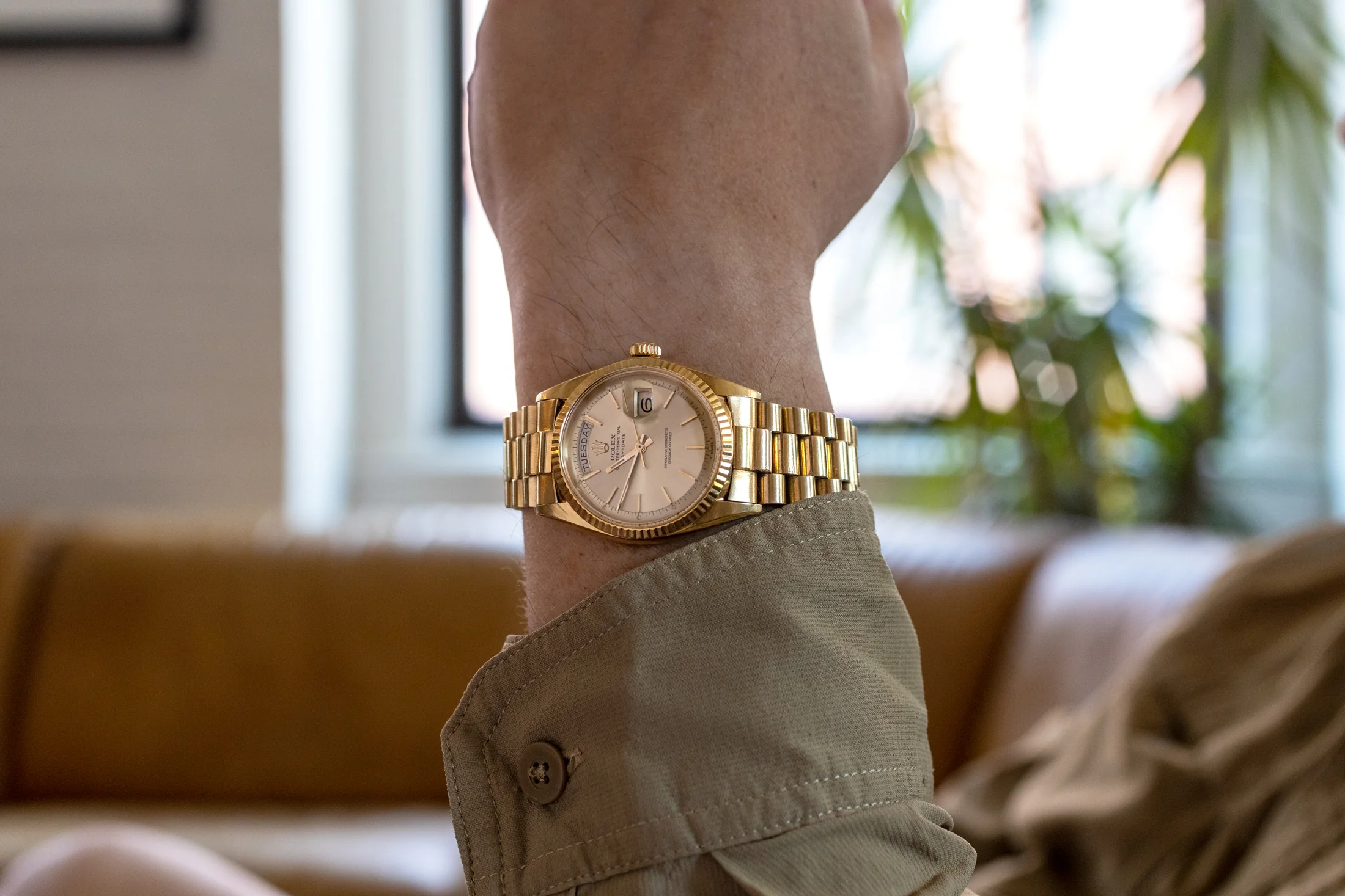 Watch detail, photographed in-house