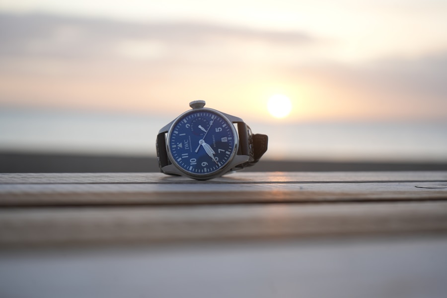 A timepiece on the sand
