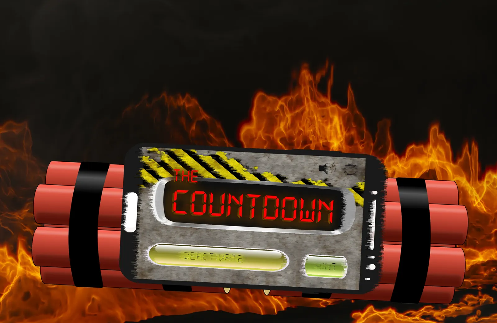 Countdown-peli kilpailulliseen tiimipäivään tai kickoffiin