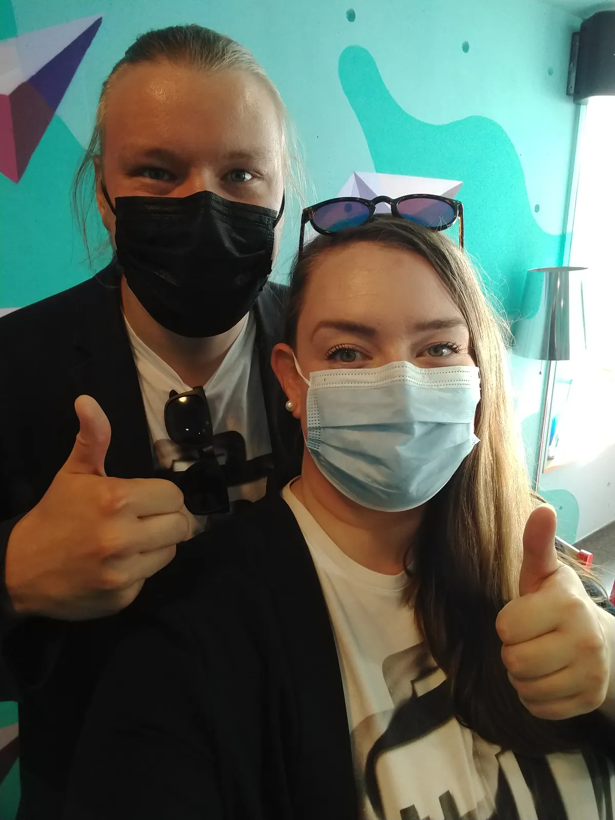 Laura ja Max pakopelin SM-kisassa
