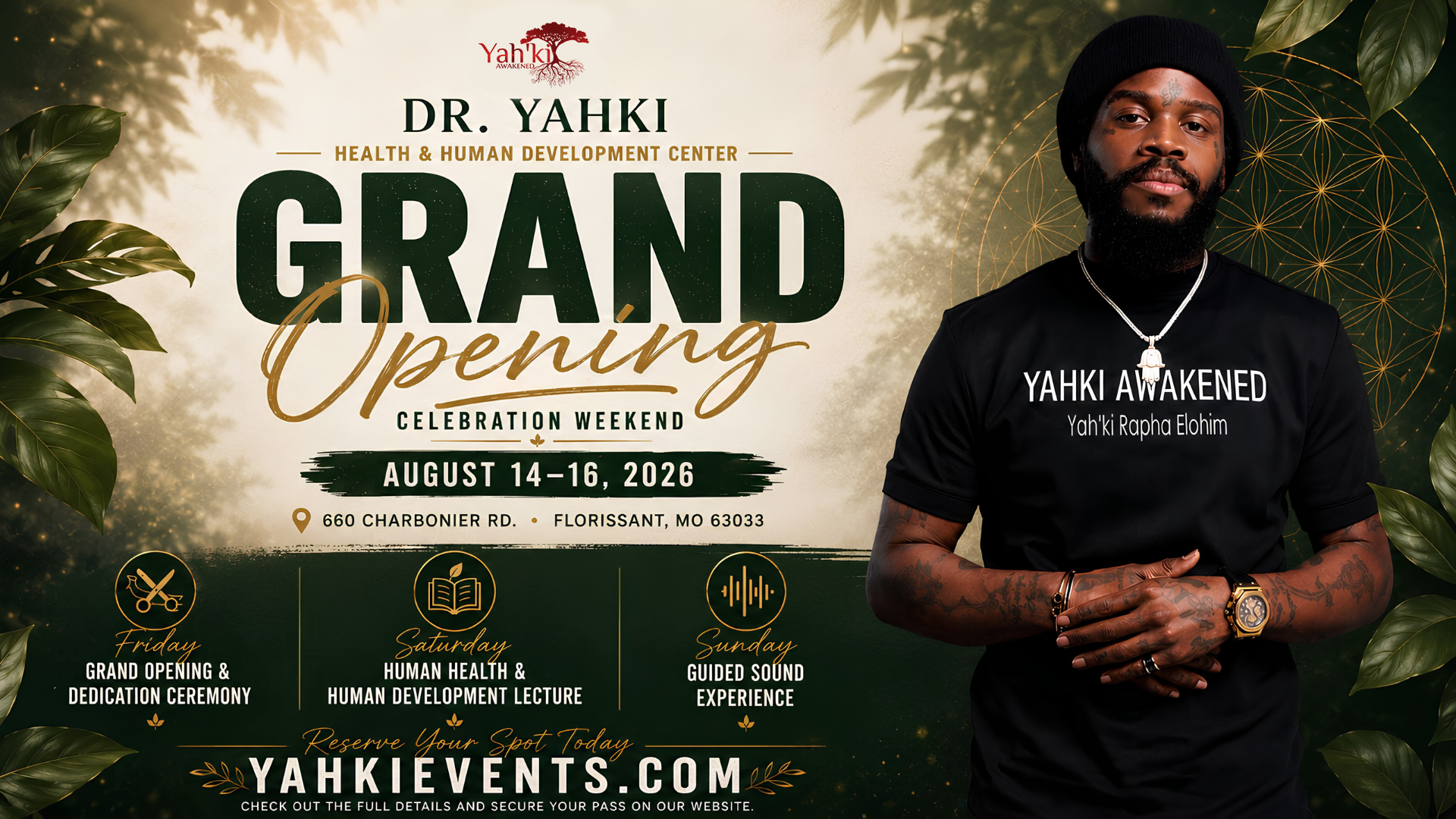 Dr. Yahki Health & Human Development Center - Grand Opening Weekend