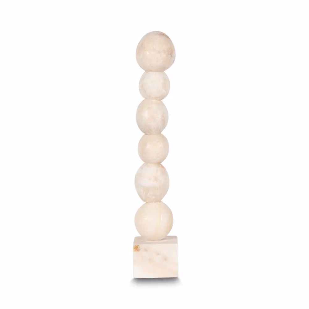 Calang onyx ball statue sedang