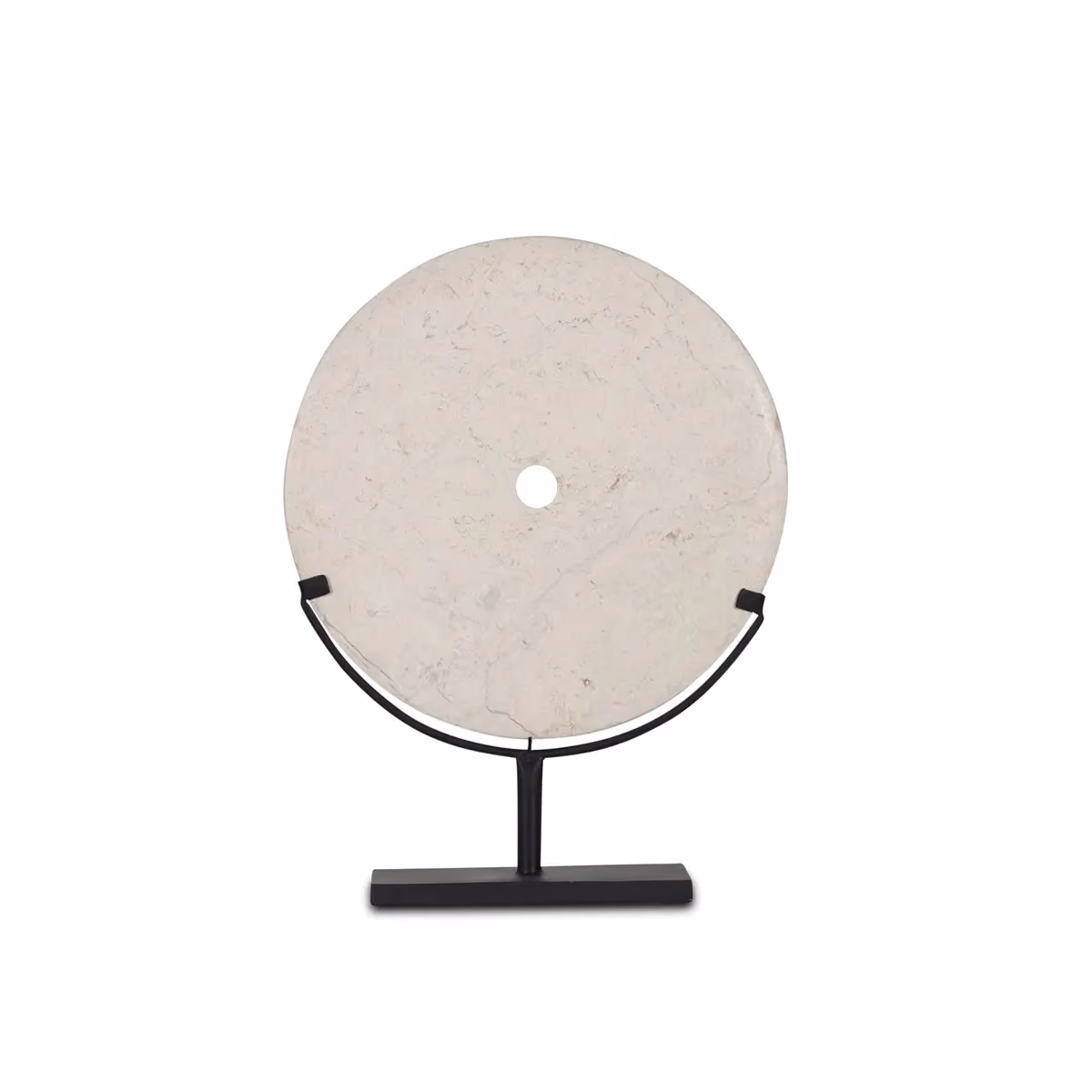 Rawi marble disc on stand (15 cm)