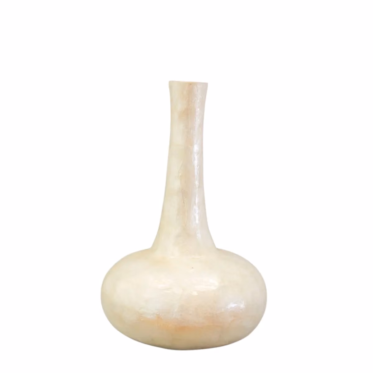 Labu shell vase white