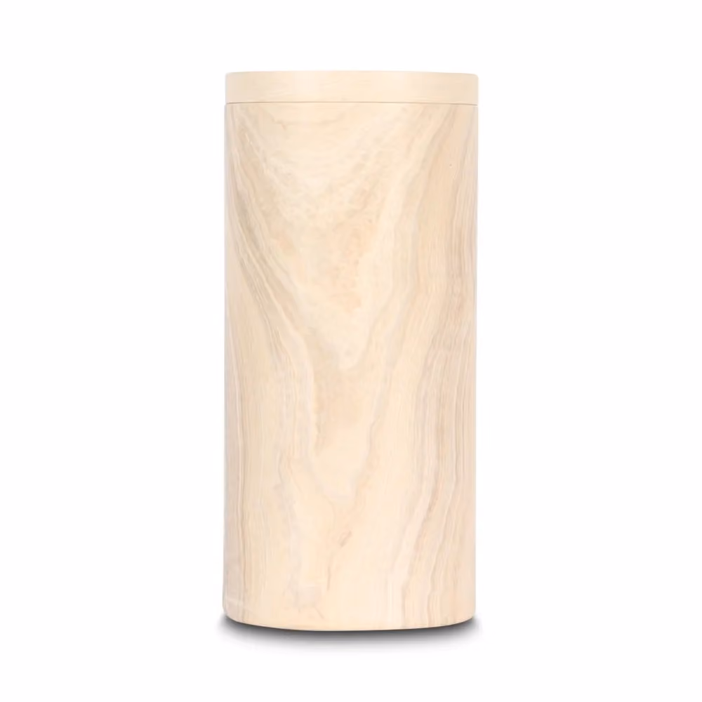 Jebus onyx round box white sedang
