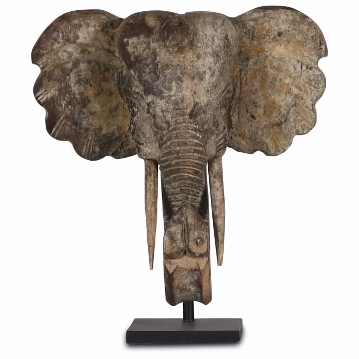 Gajah elephant on stand kecil