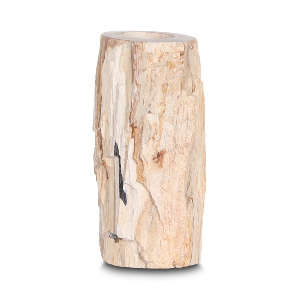 Lahat candle holder petrified wood besar (30 cm)