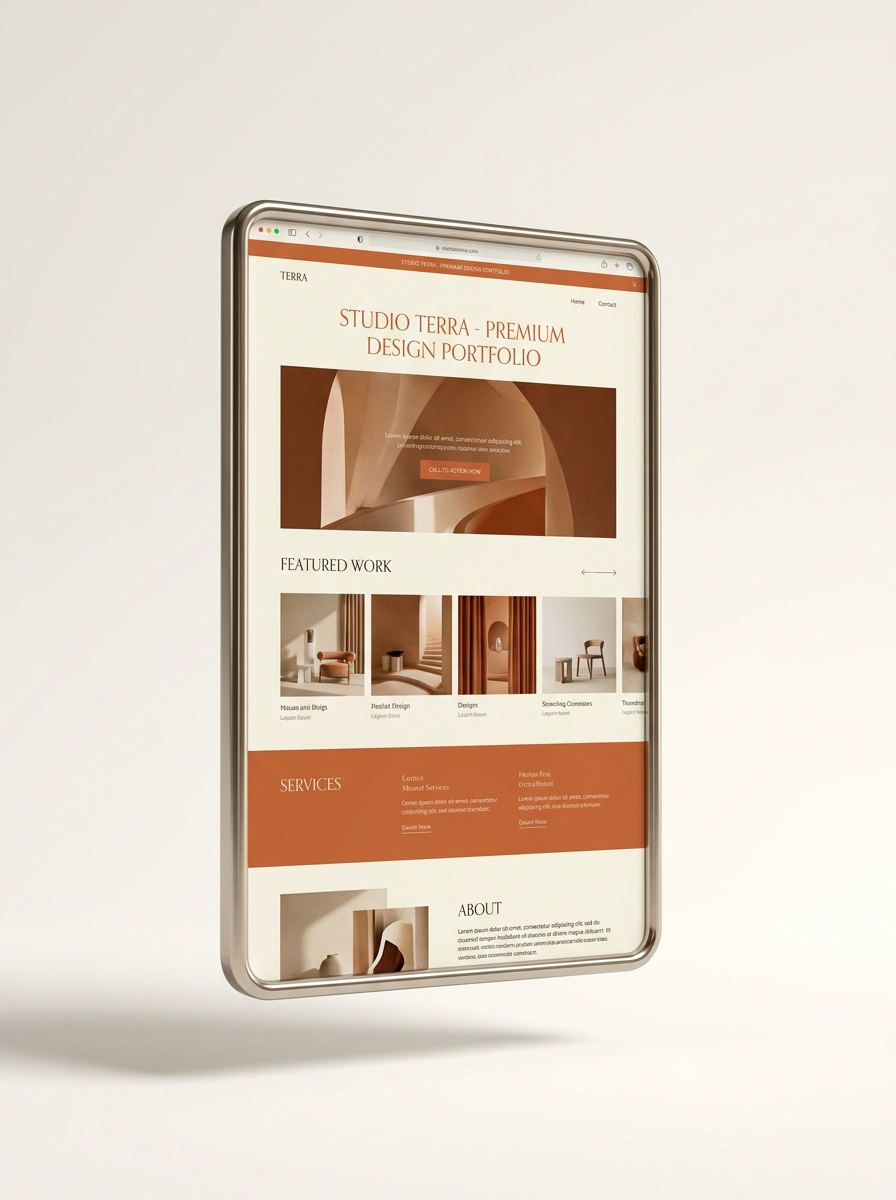 Editorial commerce website concept