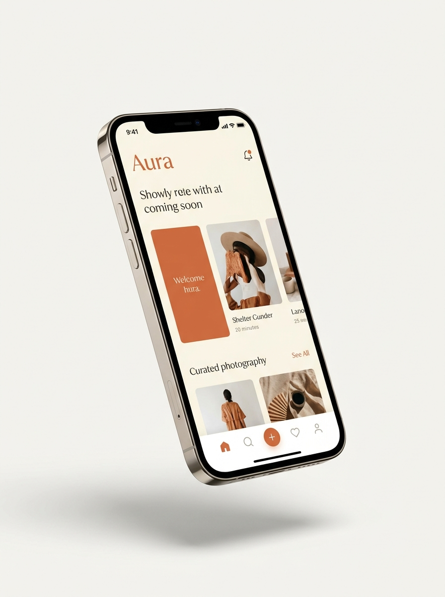 Booking mobile app concept