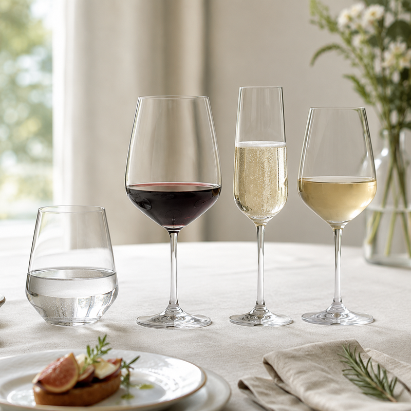 Calici e bicchieri da vino per ristoranti e bar