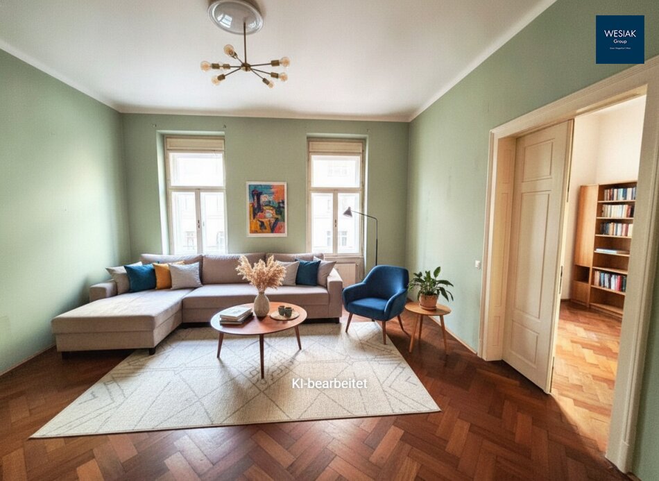 Steyrergasse 97/3 - Altbauwohnung mit 2 Zimmer und Balkon - ideal für Pärchen