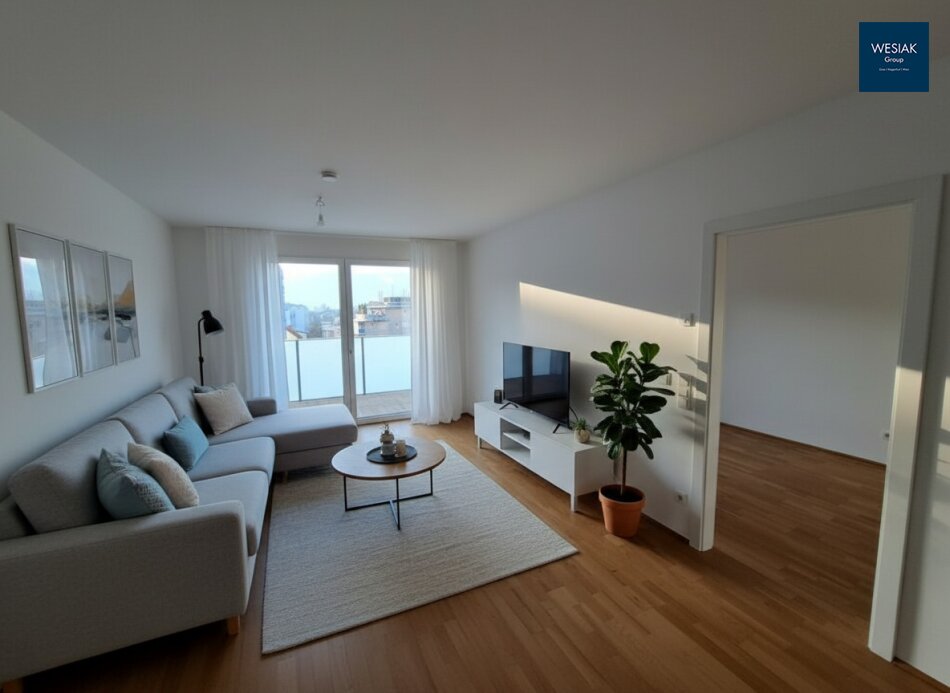 Smart Corner Top 55- Exklusives Wohngefühl: 2-Zimmerwohnung mit Balkon in begehrter Toplage!
