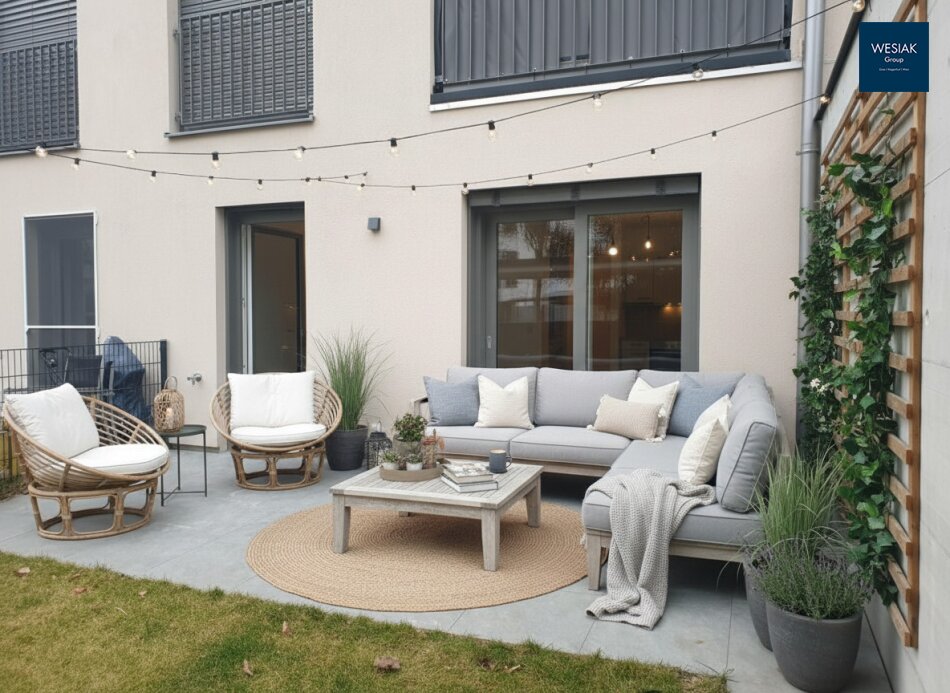 Prangelgasse - Erdgeschoßwohnung in Graz Eggenberg mit Garten, Terrasse und Garage