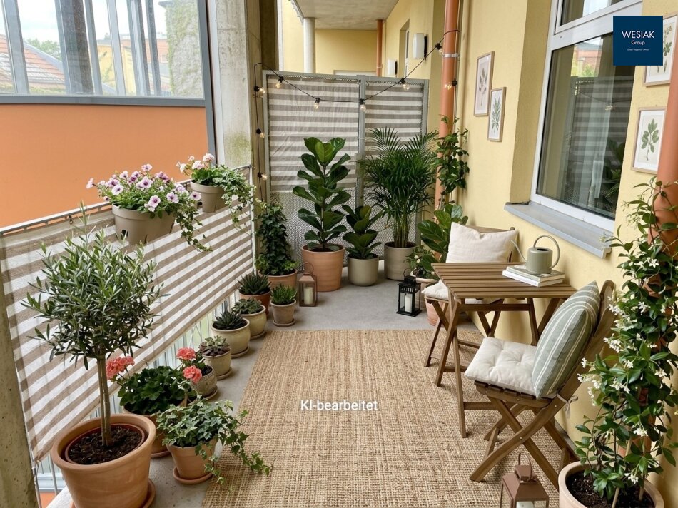 Schönaugasse 5/4 - 2 Zimmer Wohnung mit einer Freifläche (Laubengang vor der Wohnung)