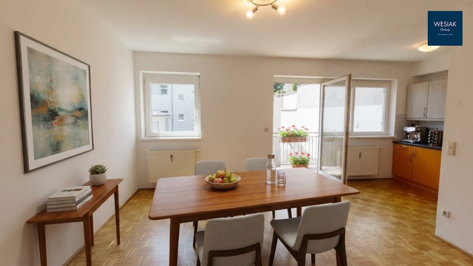 Orpheumgasse 9/14 - 4 Zimmer Wohnung mit sonnigen Balkon - Nähe Orpheum - Ideale Familienwohnung