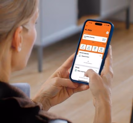 Cash management mobile app icon