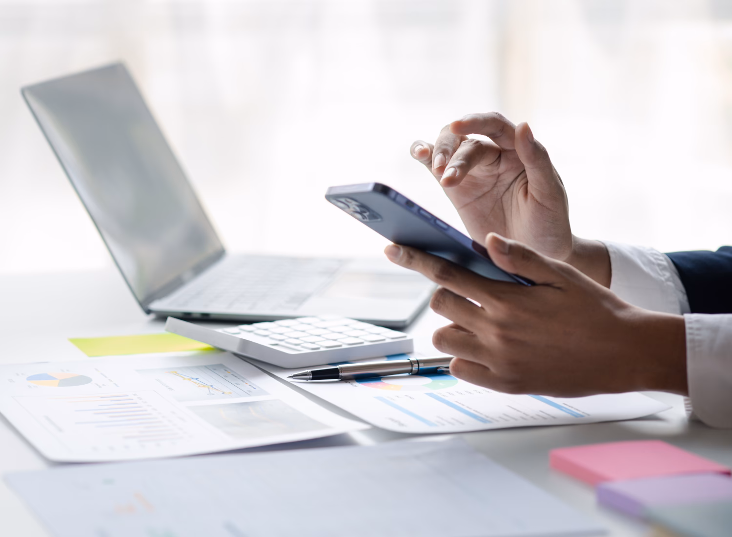 Signing up for business cash management