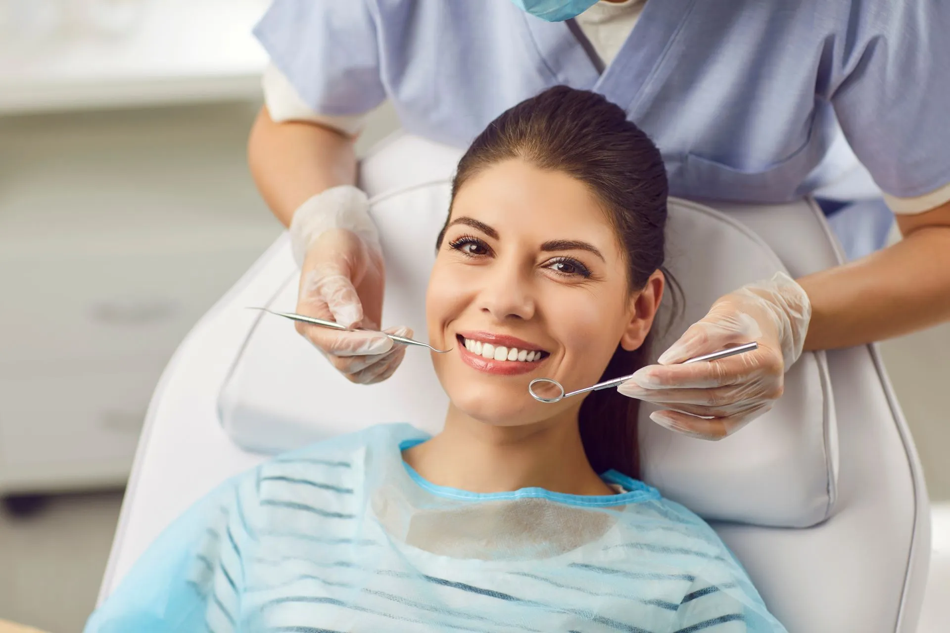 Dental X-ray showing healthy jawbone density after a successful bone graft procedure