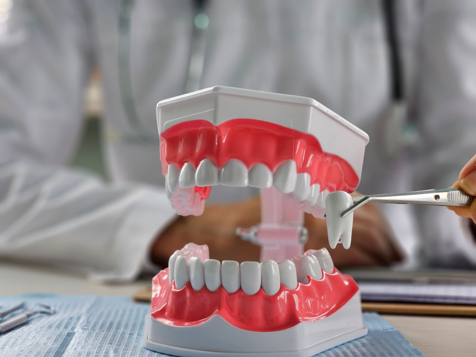 Patient recovering comfortably after a wisdom teeth removal procedure at Nova Dental Care of Vienna