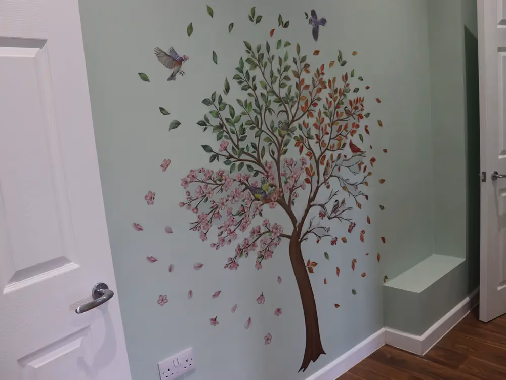 Oak Tree House mural