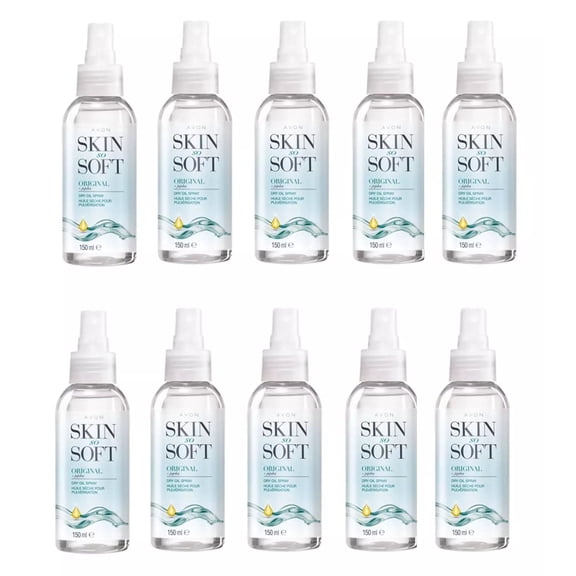 Skin So Soft Original Dry Oil Spray, 5.07 fl oz, 10-pack