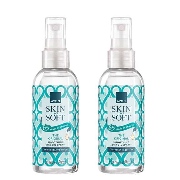 Skin So Soft Original Dry Oil Body Spray 65th Anniversary, 5.07 fl oz, 2-pack