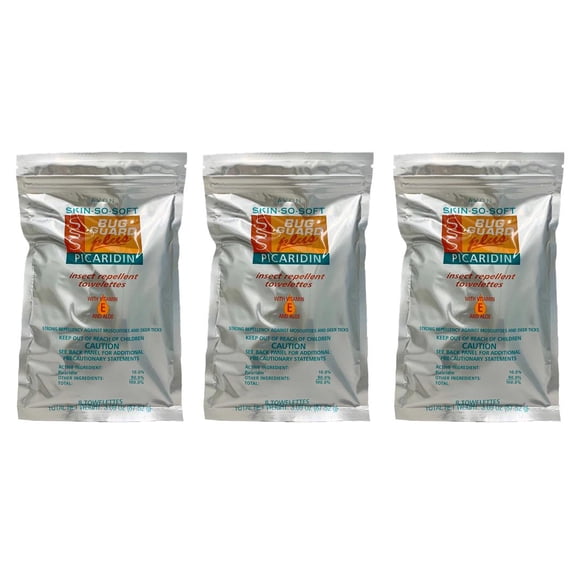 Skin So Soft Bug Guard Plus Picaridin Towelettes, 24 count
