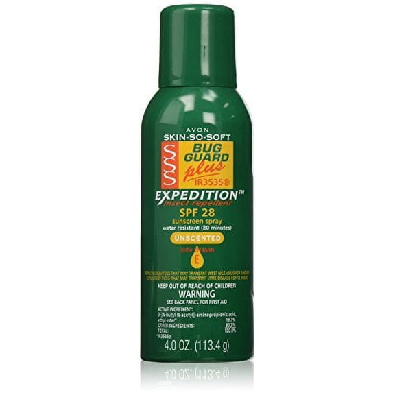 Skin So Soft Bug Guard Plus IR3535 Expedition SPF 28 Aerosol, 4 oz