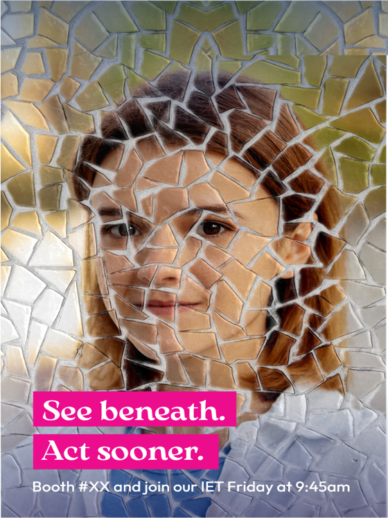 See beneath. Act sooner. booth artwork