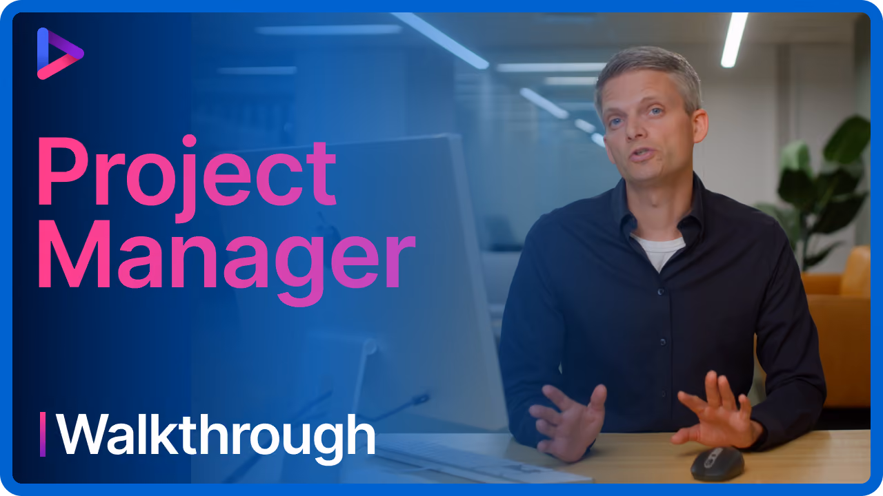 Easy demo and walkthrough for Project Managers
