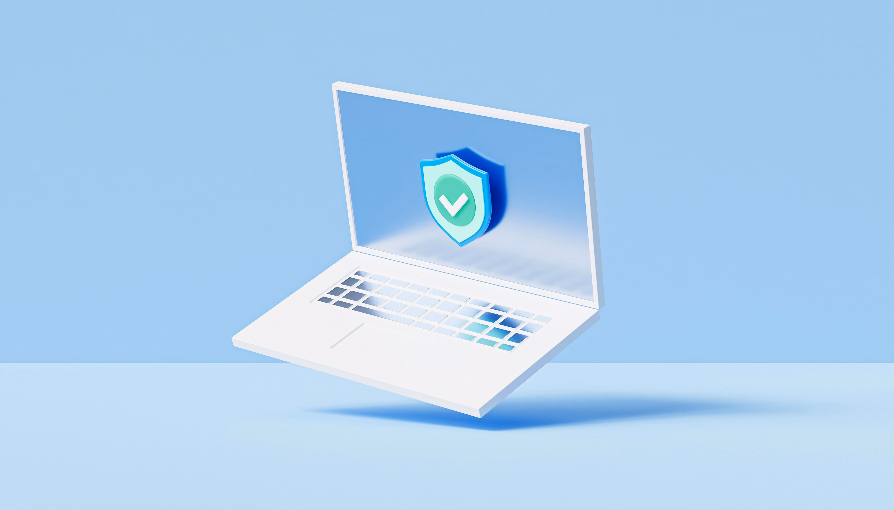 A laptop illustration