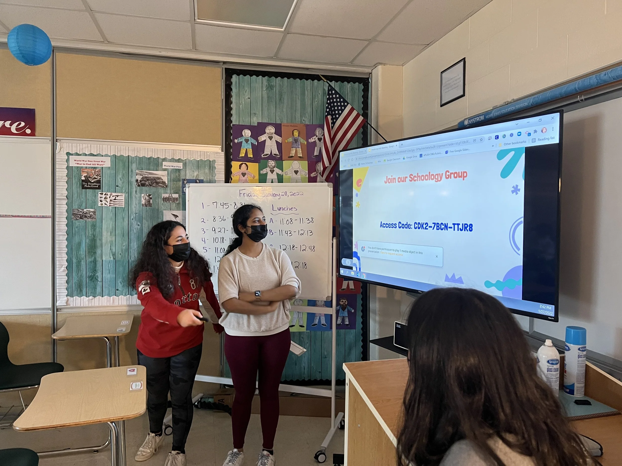 Heads Up classroom session