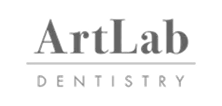 ArtLab Dentistry logo with a horizontal line separating the words ArtLab and Dentistry.