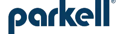 Parkell company logo in dark blue font.