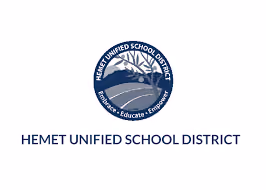 Hemet Unified School District logo.