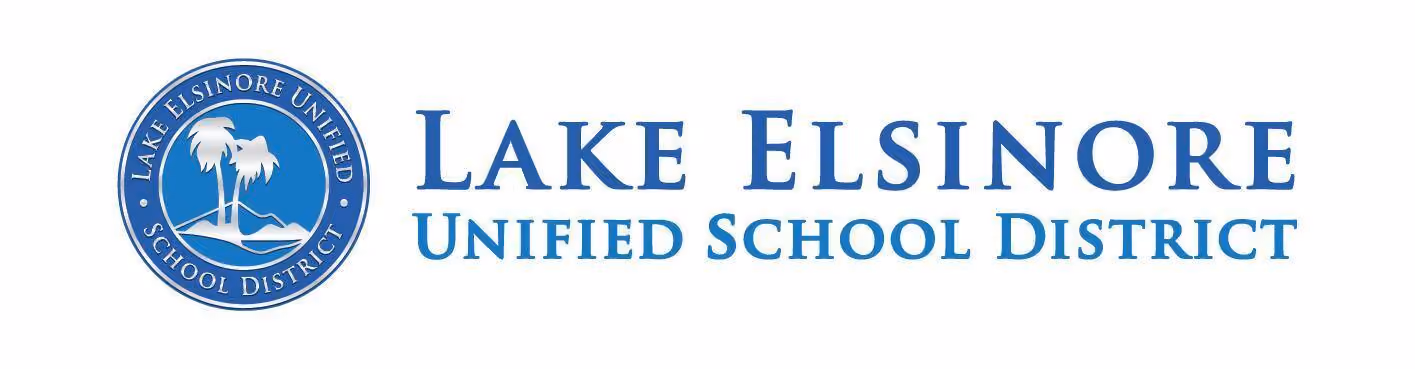 Lake Elsinore Unified School District logo.