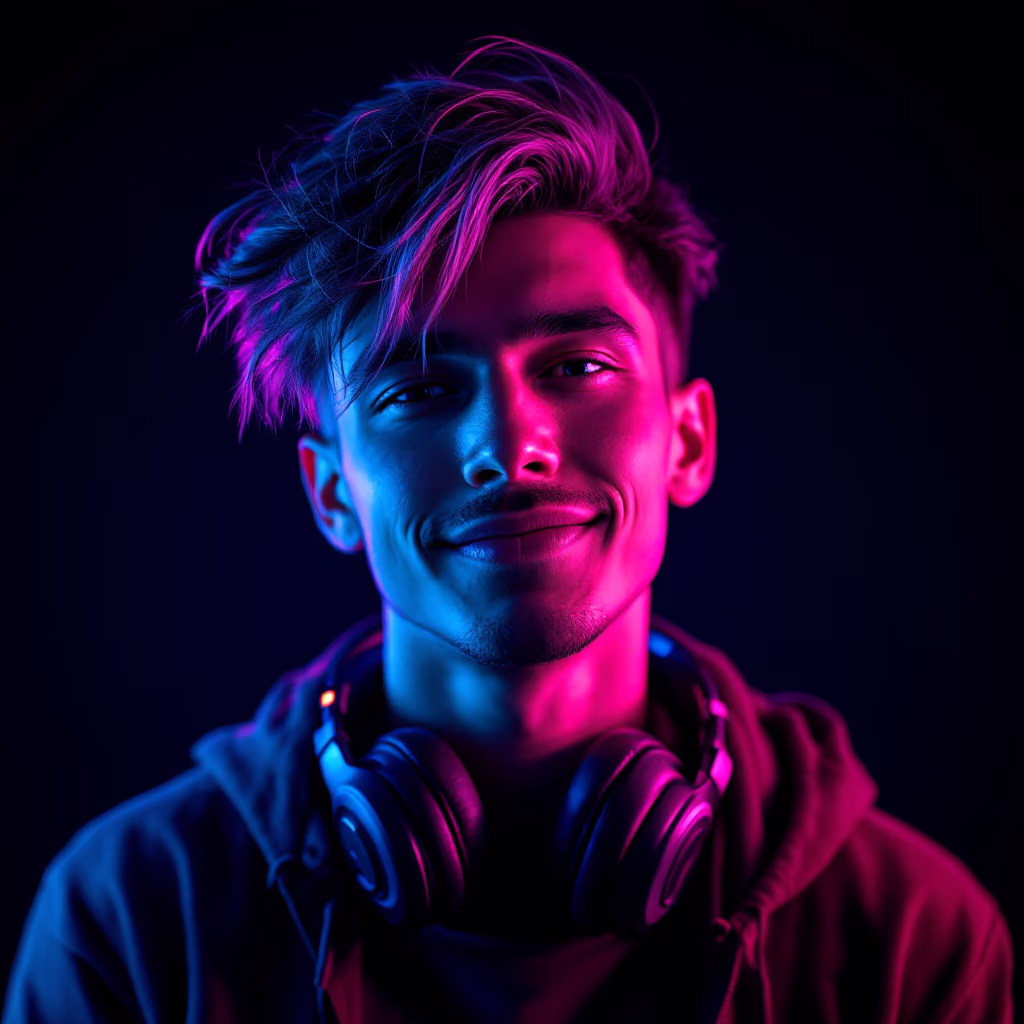 [headshot] image of customer (for a mobile gaming)