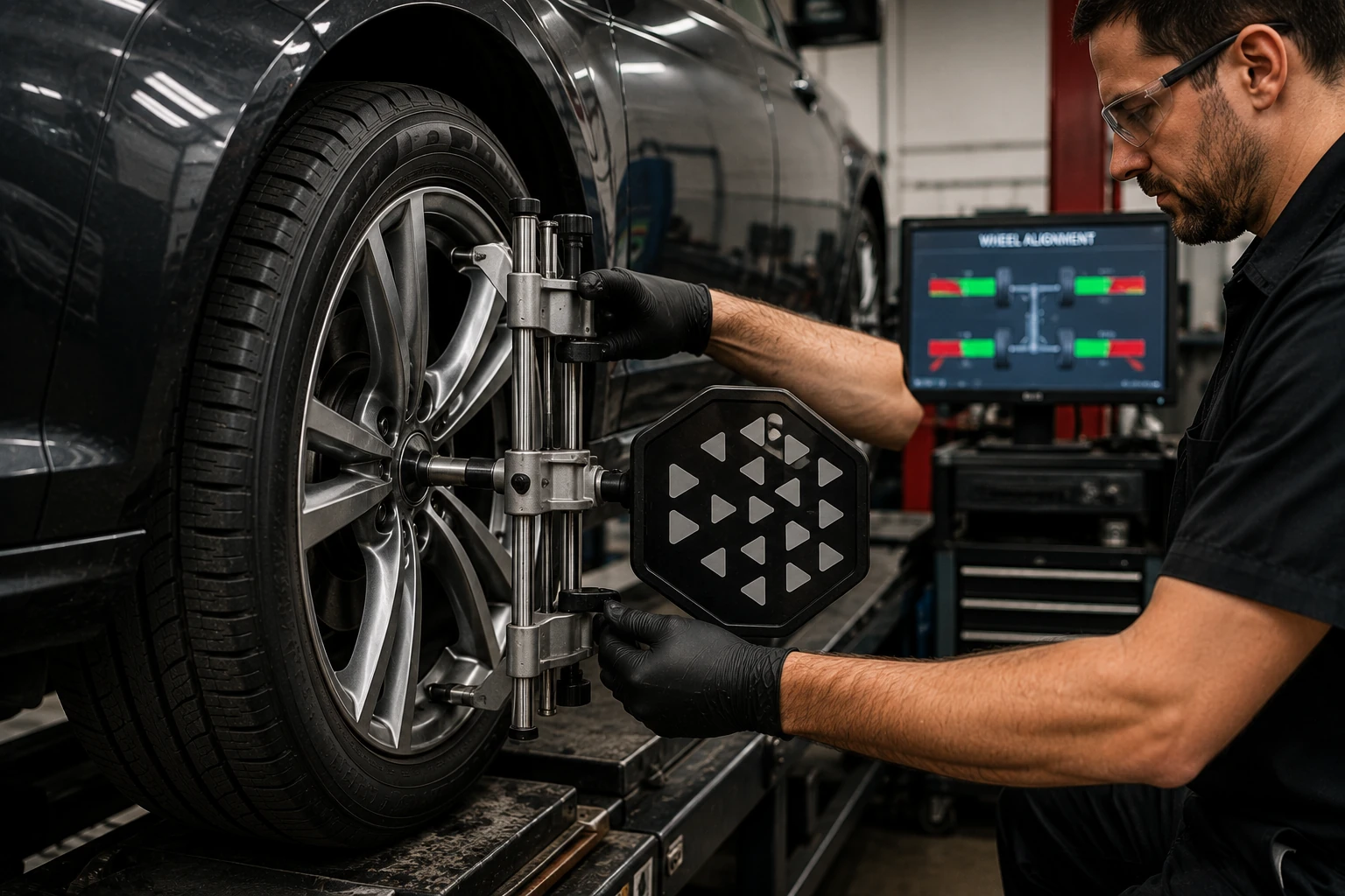 Wheel alignment service in Silver Spring MD