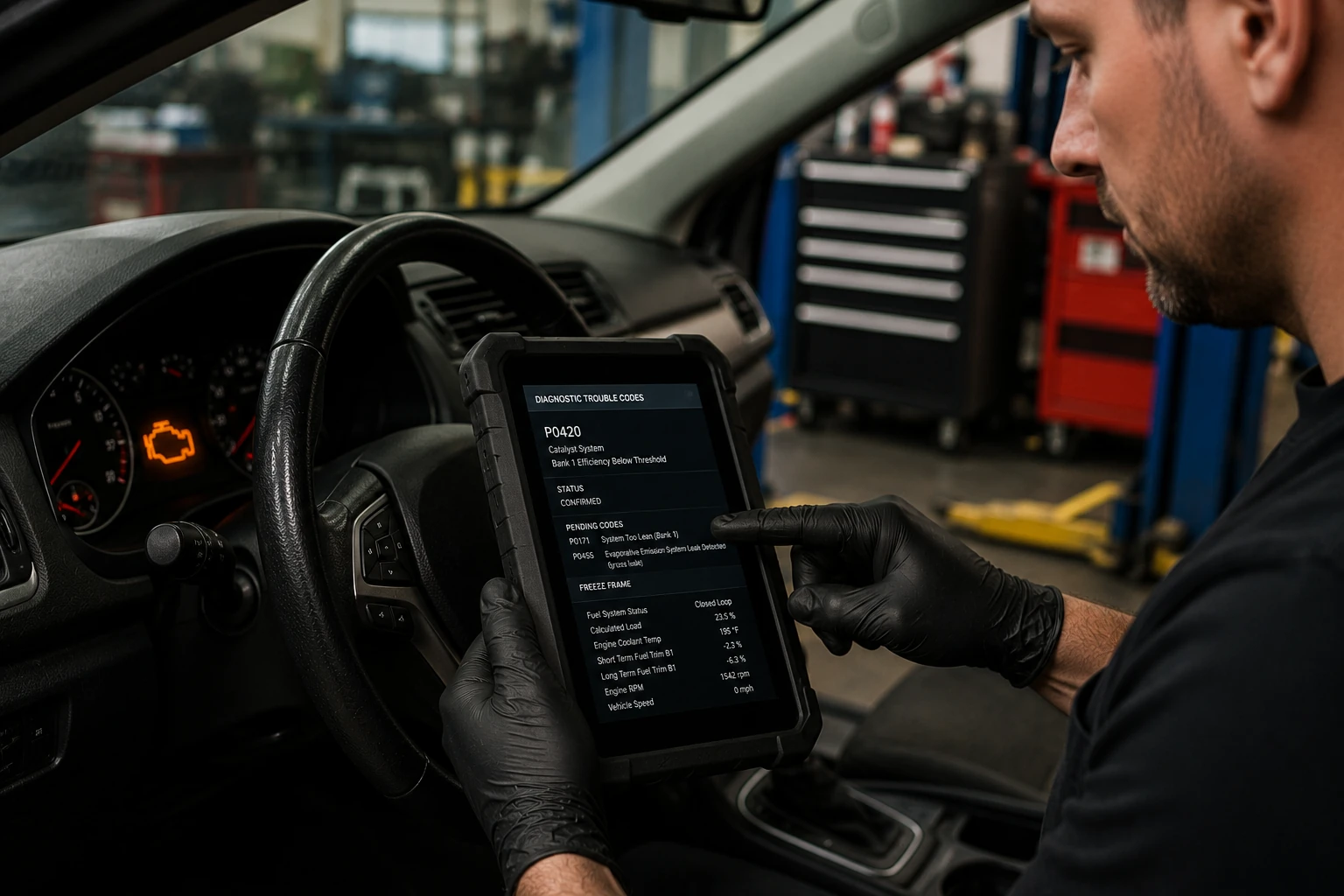 Check engine light diagnostics in Silver Spring MD