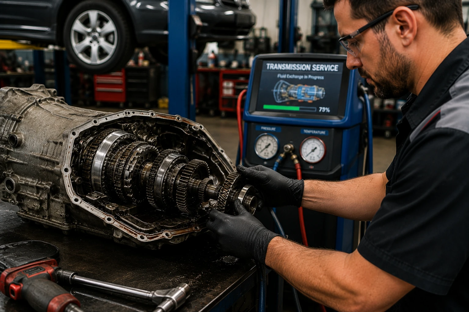 Transmission noise diagnosis in Silver Spring MD