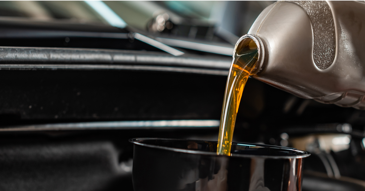 Professional oil change service