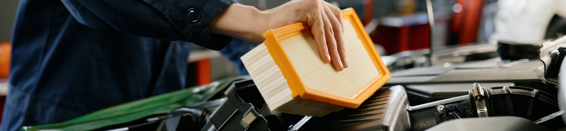 Engine air filter replacement service in Silver Spring MD