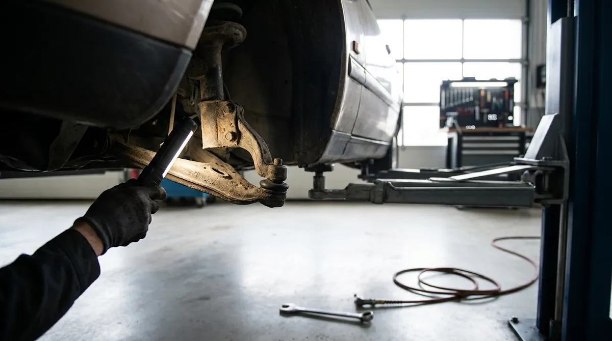 Vehicle clunk over bumps diagnosis in Silver Spring MD