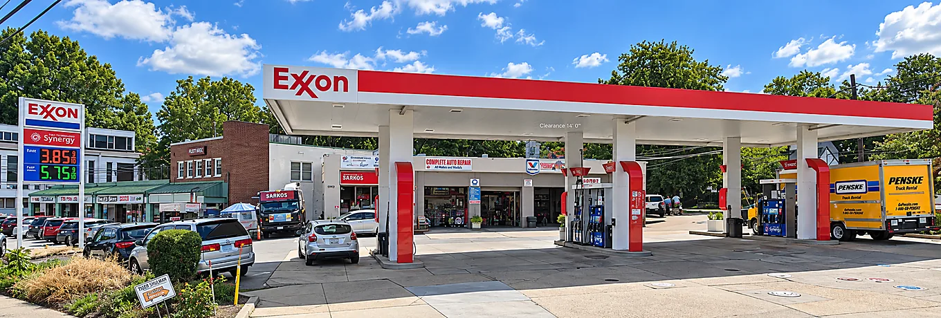 Georgia Fuel and Treats auto repair shop on Georgia Avenue in Silver Spring Maryland