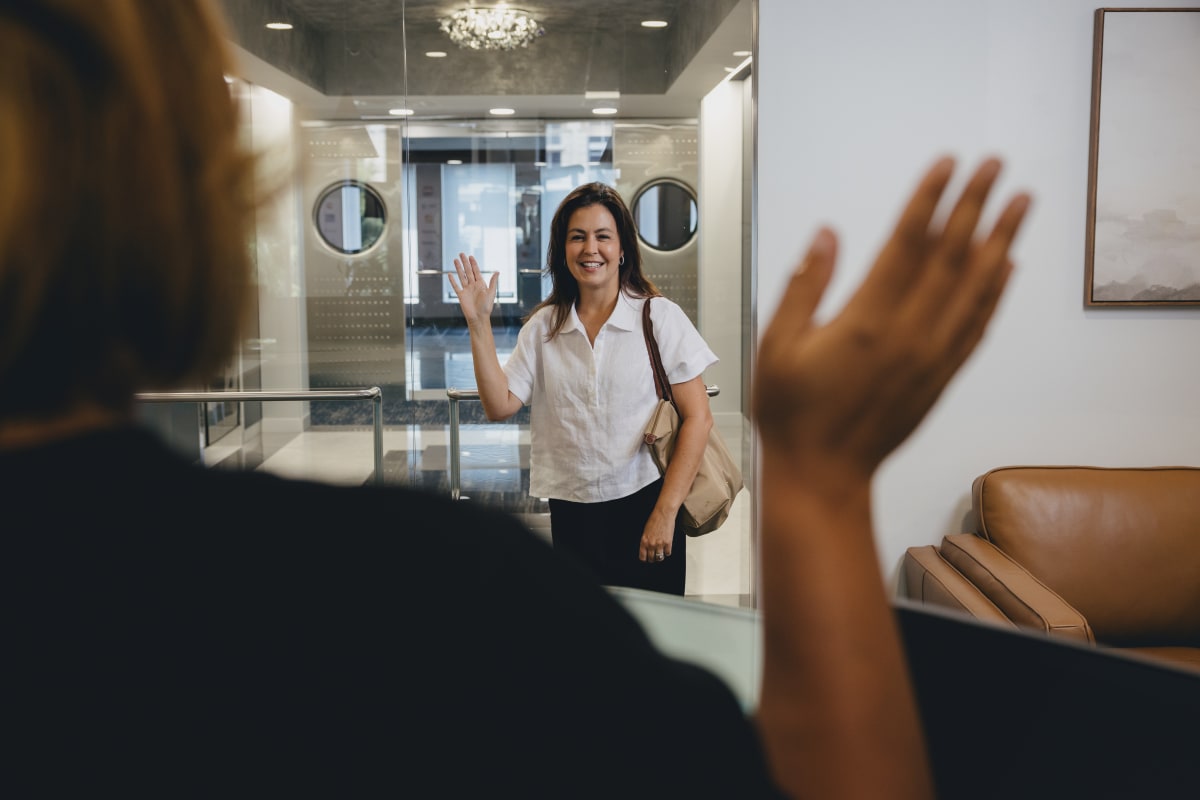 Patient coming in for an emergency dental care  visit at Atlanta Dentistry by Design clinic in Atlanta, Georgia