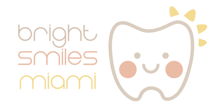 Logo with stylized smile and curved lines in beige, peach, and yellow tones.