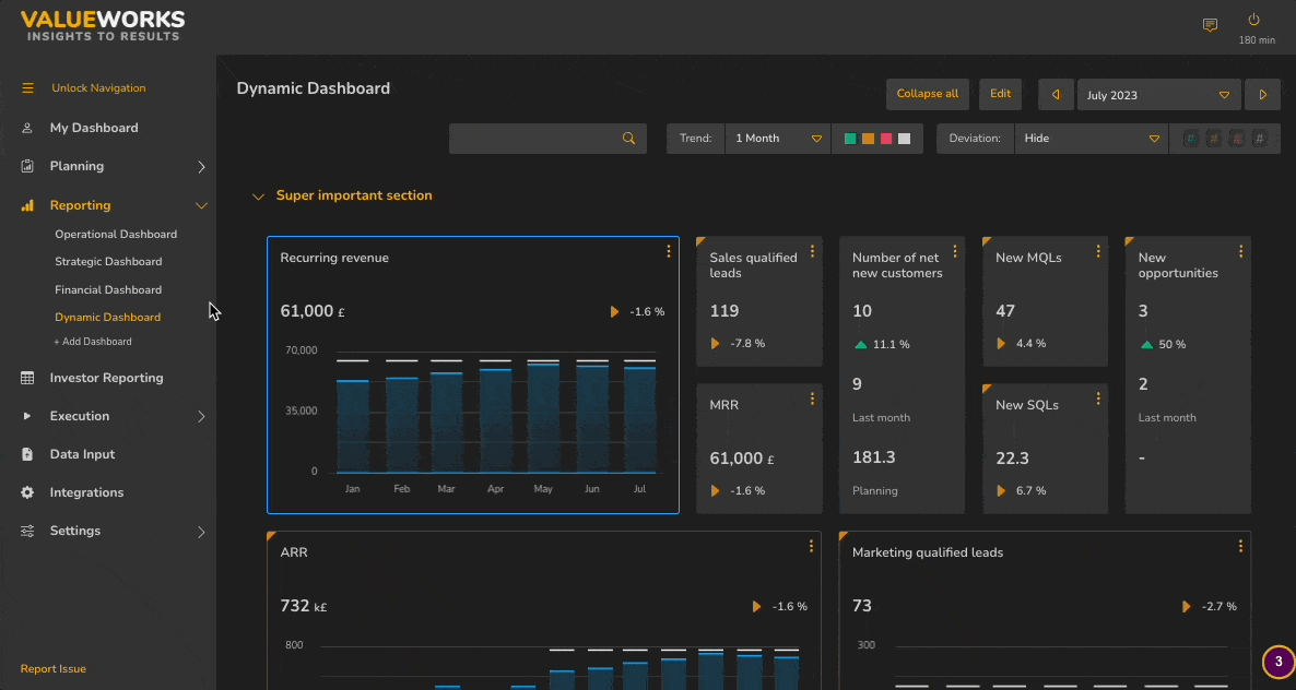 Dynamic Dashboard