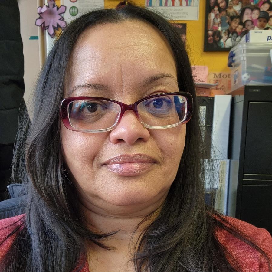 Ms. M. Pagan staff member portrait at MS 343
