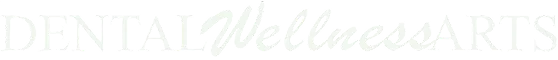 Text logo reading Dental Wellness Arts with wellness in cursive script.