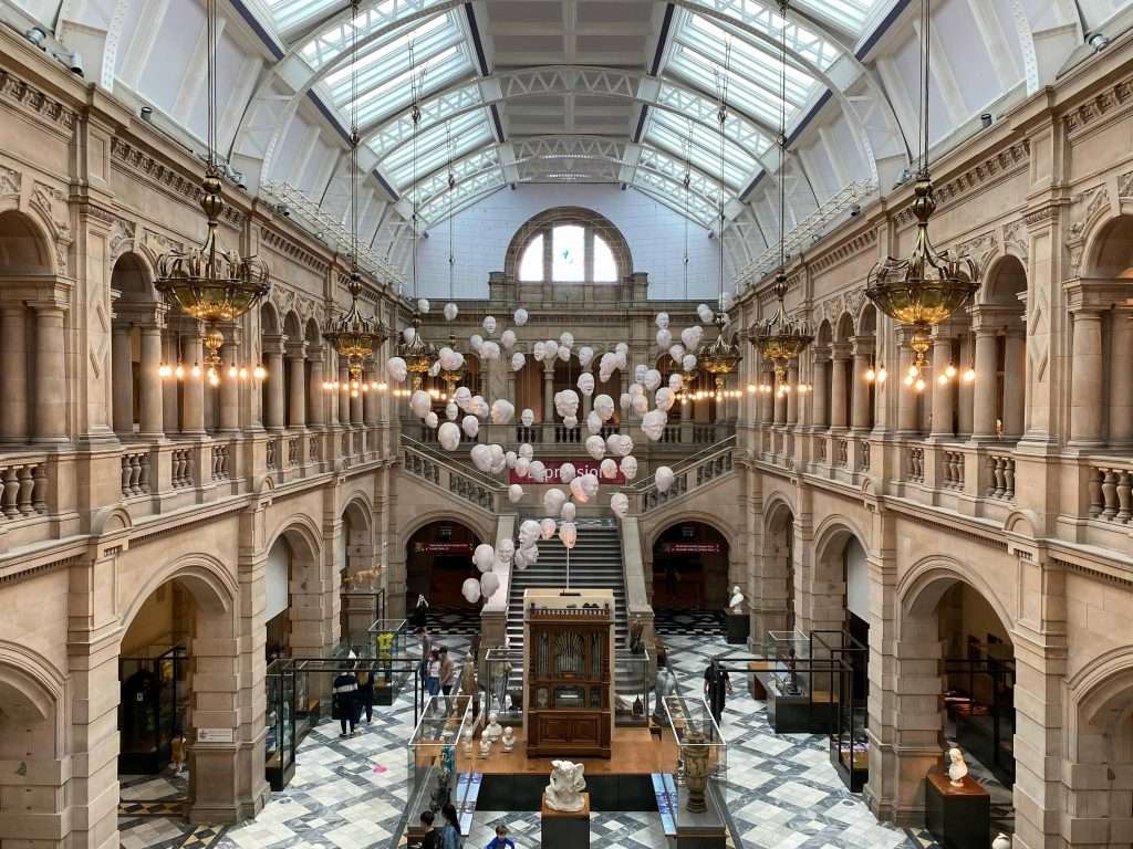 Inside of Kelvingrove Art Gallery